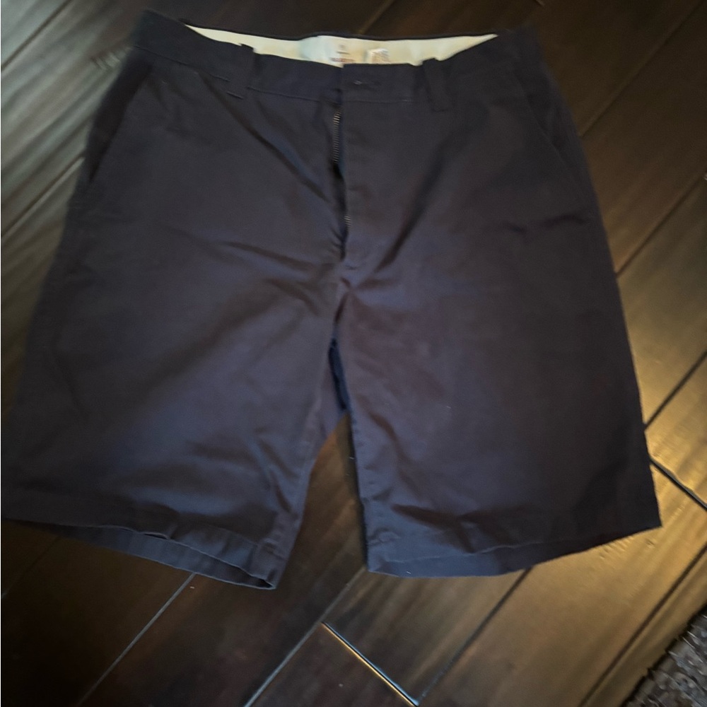 GAP Men's Dark Blue Flat Front Shorts